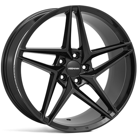 Lot de 4 jantes VEEMANN V-FS46 en 19x8,5/9,5 asymetrique entraxe 5X112, ET42.
