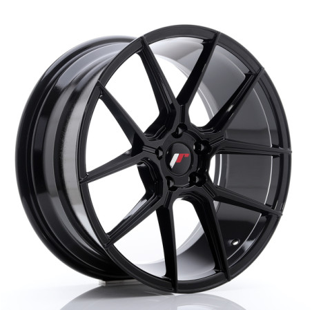 Lot de 4 jantes Japan Racing JR30 19x8.5 5X112 ET40 – Noir brillant.