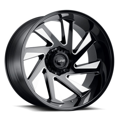 Lot de 4 jantes TUFF T1B en 20x10, entraxe 6X139, ET-23.