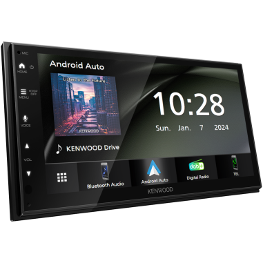 DMX5023DABS – Kenwood 6,8” capacitif CarPlay/Android Auto – DAB+