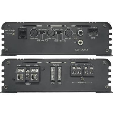 GZIA200.2 – Ampli Ground Zero 2 canaux Class A/B 550 W MAX – 2 x 220 W RMS