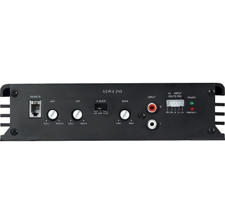 GZIA2.240 – Ampli Ground Zero 2 canaux Class A/B 550 W MAX – 2 x 240 W RMS