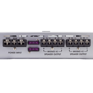 RS4.2000 – Ampli Soundstream 4 canaux Class A/B 2000 W MAX – 4 x 220 W RMS