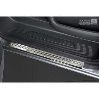 Avisa Seuils de portes inoxydable sur mesure pour Mercedes Vito & Classe-V W447 2014- - 'Exclusive' - 2-pièces