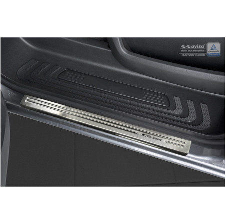 Avisa Seuils de portes inoxydable sur mesure pour Mercedes Vito & Classe-V W447 2014- - 'Exclusive' - 2-pièces