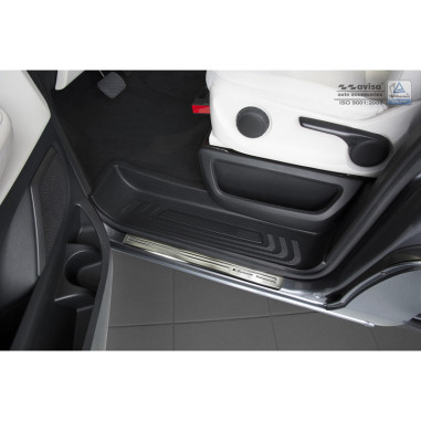 Avisa Seuils de portes inoxydable sur mesure pour Mercedes Vito & Classe-V W447 2014- - 'Exclusive' - 2-pièces