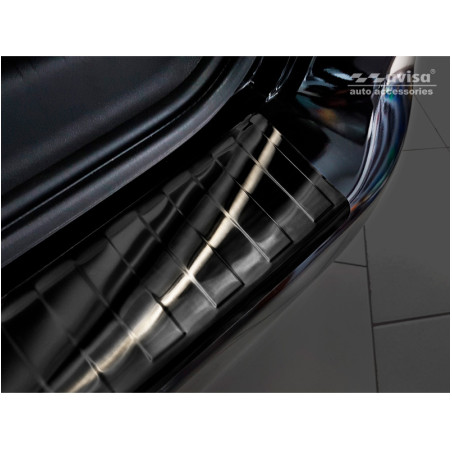Avisa Protection de Seuil de Coffre Acier Inox sur mesure pour Citroën Berlingo (Multispace) & Peugeot Partner 2008-2015 & 2015-