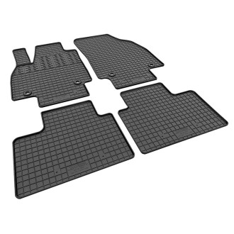 CIKCAR Set tapis de caoutchouc sur mesure pour MG ZS II Hybrid+ 2024- (4-pièces + points de fixage) 2