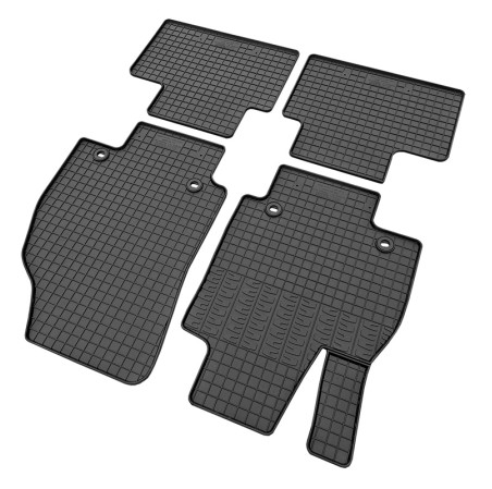 CIKCAR Set tapis de caoutchouc sur mesure pour MG ZS II Hybrid+ 2024- (4-pièces + points de fixage)