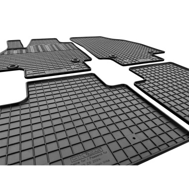 CIKCAR Set tapis de caoutchouc sur mesure pour MG ZS II Hybrid+ 2024- (4-pièces + points de fixage)
