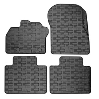 CIKCAR Set tapis de caoutchouc sur mesure pour Renault Zoe 2012-2018 & 2019- (4-pièces + points de fixage)