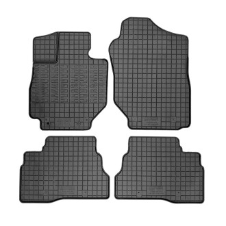 CIKCAR Set tapis de caoutchouc sur mesure pour Suzuki Jimny (A6G) 2018- (4-pièces + points de fixage)