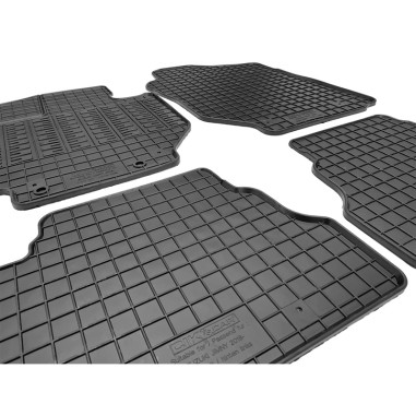 CIKCAR Set tapis de caoutchouc sur mesure pour Suzuki Jimny (A6G) 2018- (4-pièces + points de fixage)