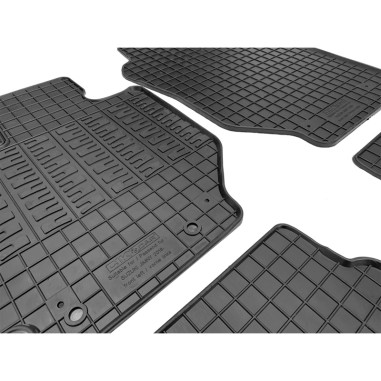 CIKCAR Set tapis de caoutchouc sur mesure pour Suzuki Jimny (A6G) 2018- (4-pièces + points de fixage)
