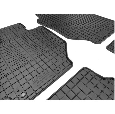 CIKCAR Set tapis de caoutchouc sur mesure pour Suzuki Jimny (A6G) 2018- (4-pièces + points de fixage)