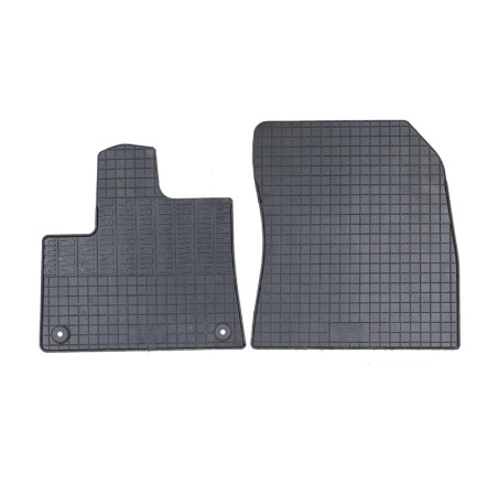 CIKCAR Set tapis de caoutchouc sur mesure pour Toyota Proace City 2019- (2-pièces + points de fixage)