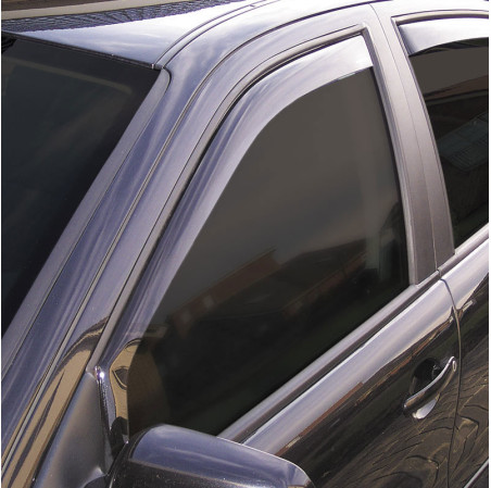 ClimAir Déflecteurs latéraux Noir sur mesure pour Dodge Ram Quad/Crew Cab 2009-2019