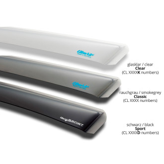 ClimAir Déflecteurs latéraux sur mesure pour Nissan Juke 5 portes 2011-2019 2