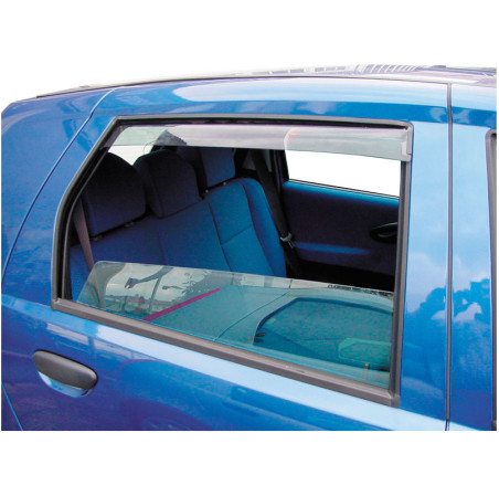 ClimAir Déflecteurs latéraux Master (arrière) sur mesure pour Ford Ranger DoubleCab 2007-2011
