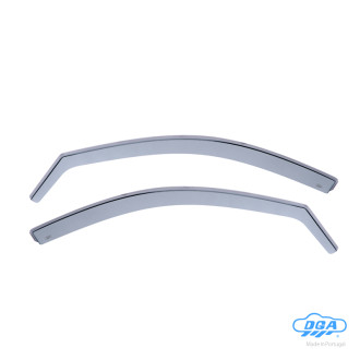 DGA Déflecteurs d'Air sur mesure pour Mitsubishi L200 (Triton) Double Cab 2006-2015 (2-pièces)