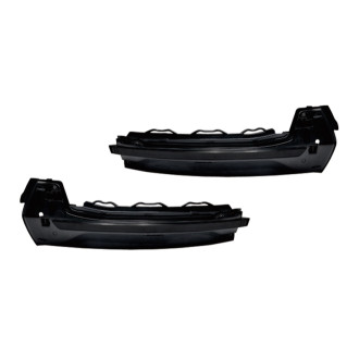 AutoStyle Set de Clignotants de Rétroviseurs LED sur mesure pour Audi A3 (8V) 2012-2018 - Fumée - incl. Feux Dynamiques