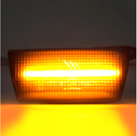 AutoStyle Set de Clignotants Latéraux LED sur mesure pour Opel divers modèles - Fumée - incl. Feux Dynamiques