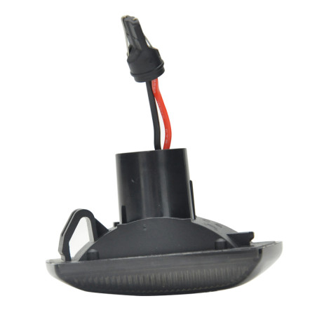 AutoStyle Set de Clignotants Latéraux LED sur mesure pour Opel divers modèles - Fumée - incl. Feux Dynamiques