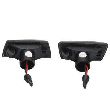 AutoStyle Set de Clignotants Latéraux LED sur mesure pour Opel divers modèles - Fumée - incl. Feux Dynamiques