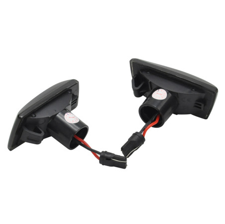 AutoStyle Set de Clignotants Latéraux LED sur mesure pour Opel divers modèles - Fumée - incl. Feux Dynamiques