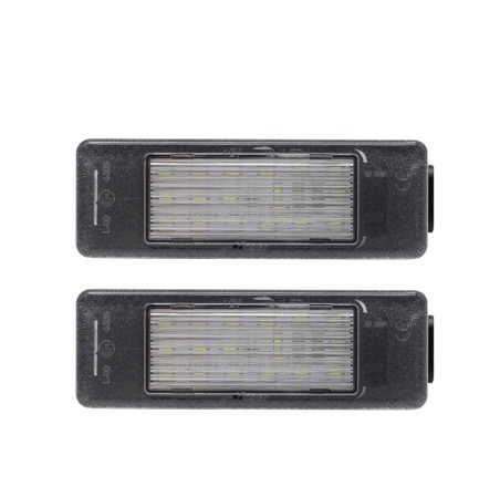 AutoStyle Eclairage des Plaques d'Immatriculation LED sur mesure pour Citroën/Peugeot divers modèles - Version 2