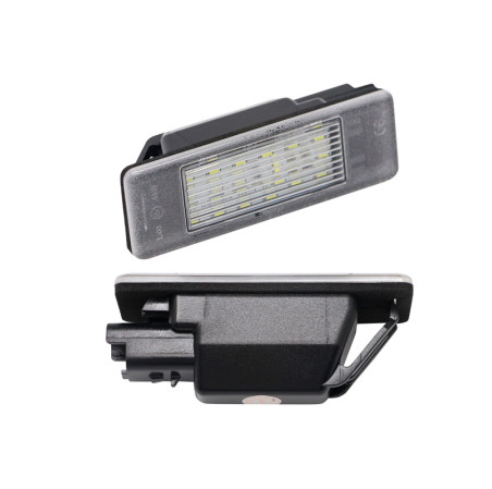 AutoStyle Eclairage des Plaques d'Immatriculation LED sur mesure pour Citroën/Peugeot divers modèles - Version 2