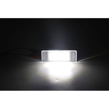 AutoStyle Eclairage des Plaques d'Immatriculation LED sur mesure pour Citroën/Peugeot divers modèles - Version 2