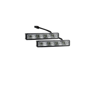 AutoStyle Set Feux Diurnes Universel (DRL) - 4W Cree LED - 125x24x33mm - incl. Homologation E