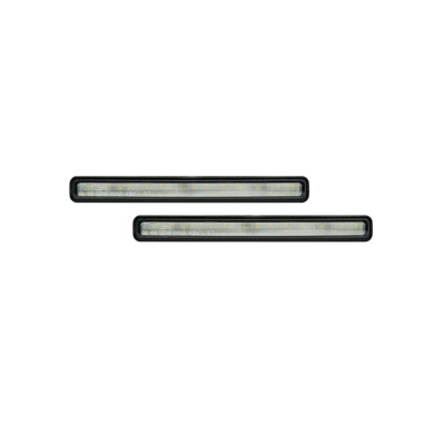AutoStyle Set Feux Diurnes Universel (DRL) + Clignotants - 2in1 'DayLightGuide'- 165x18,5x36,5mm - incl. Homologation E