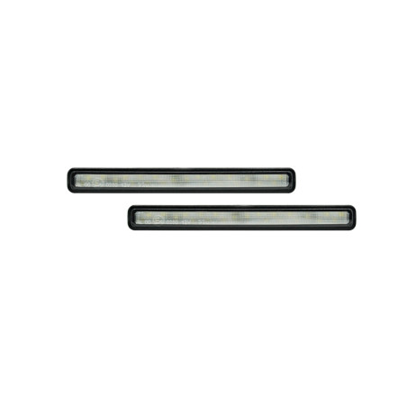 AutoStyle Set Feux Diurnes Universel (DRL) + Clignotants - 2in1 'DayLightGuide'- 165x18,5x36,5mm - incl. Homologation E