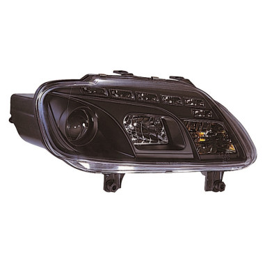 AutoStyle Set de Phares avec aspect Diurnes sur mesure pour Volkswagen Touran 2003-2006 & Caddy II 2004-2010 - Noir