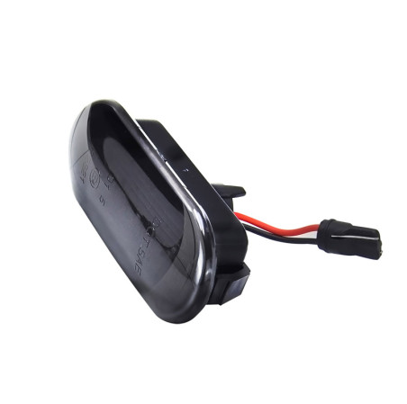 AutoStyle Set de Clignotants Latéraux LED sur mesure pour VAG/Ford divers modèles - Fumée - incl. Feux Dynamiques