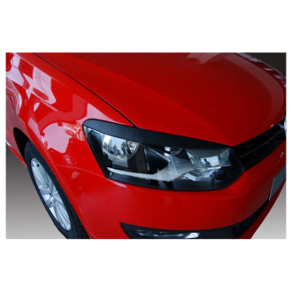 Motordrome Paupières de Phares sur mesure pour Volkswagen Polo 6R & 6C 2009-2017 (ABS)