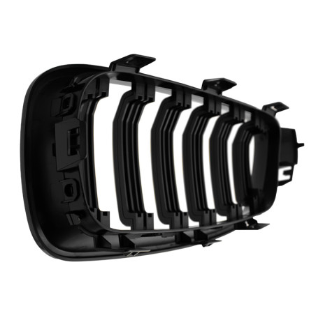 AutoStyle Grilles Noir Luisant sur mesure pour BMW Série 3 F30/F31 2012-2016 'M-Style'