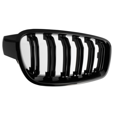 AutoStyle Grilles Noir Luisant sur mesure pour BMW Série 3 F30/F31 2012-2016 'M-Style'