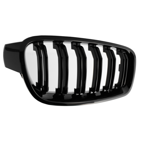AutoStyle Grilles Noir Luisant sur mesure pour BMW Série 3 F30/F31 2012-2016 'M-Style'