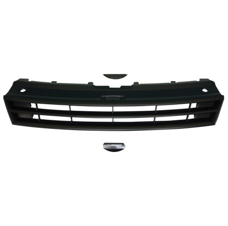 AutoStyle Grille sans logo sur mesure pour Volkswagen Polo 6R 2009-2014 - Noir
