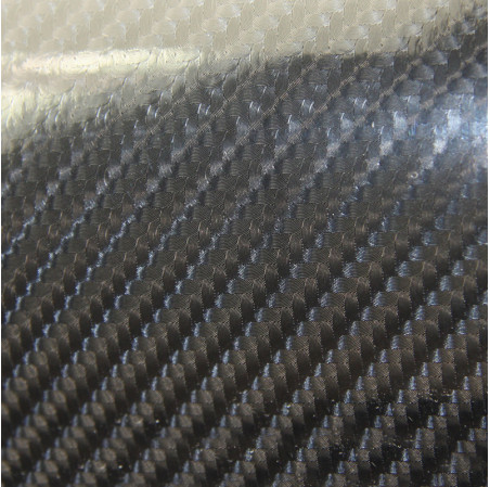 AutoStyle Film Adhésif Carbone 5D pour Car Wrapping - Noir Brillant - 152x200cm