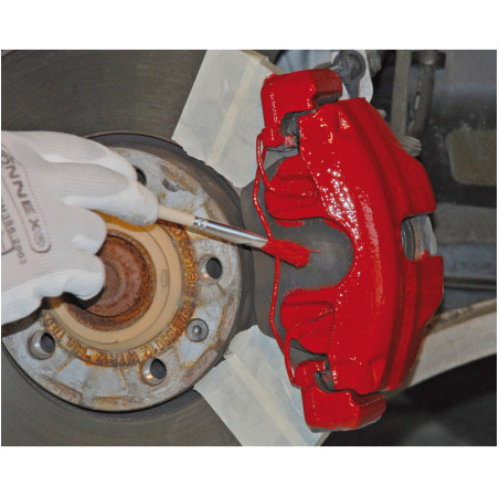 Foliatec Set peinture étriers de freins - racing rosso - 3 Components