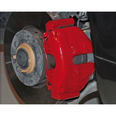 Foliatec Set peinture étriers de freins - racing rosso - 3 Components