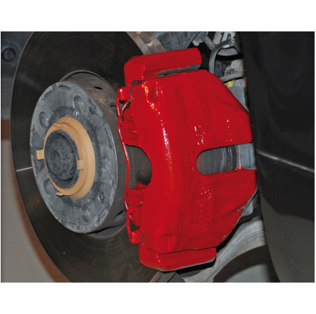 Foliatec Set peinture étriers de freins - racing rosso - 3 Components