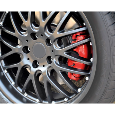 Foliatec Set peinture étriers de freins - racing rosso - 3 Components