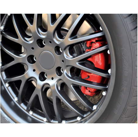 Foliatec Set peinture étriers de freins - racing rosso - 3 Components