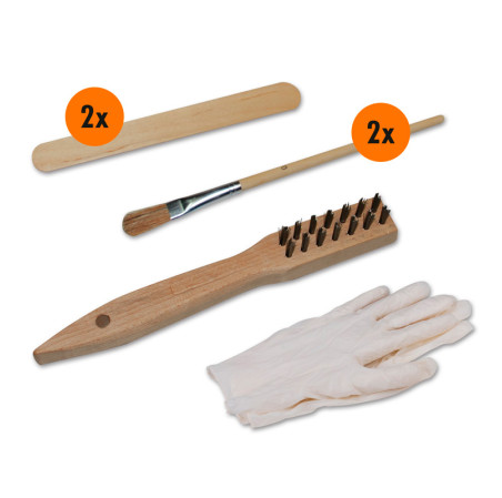 Foliatec Set peinture étriers de freins - NEON orange - 4 Components