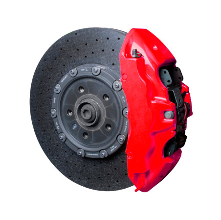 Foliatec Set peinture étriers de freins - NEON rouge - 4 Components
